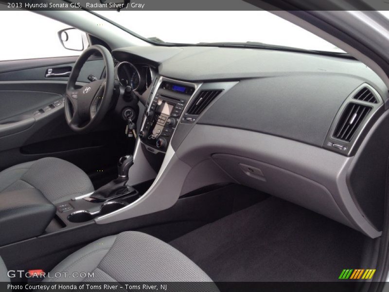 Radiant Silver / Gray 2013 Hyundai Sonata GLS