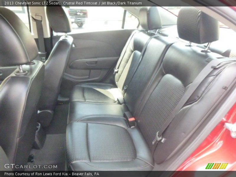 Crystal Red Tintcoat / Jet Black/Dark Titanium 2013 Chevrolet Sonic LTZ Sedan