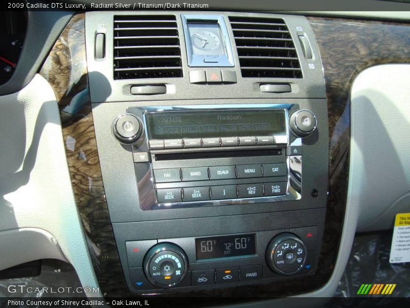 Radiant Silver / Titanium/Dark Titanium 2009 Cadillac DTS Luxury
