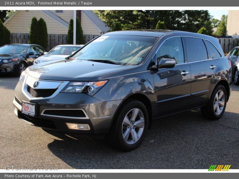 Polished Metal Metallic / Taupe 2011 Acura MDX