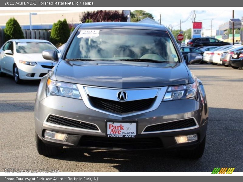Polished Metal Metallic / Taupe 2011 Acura MDX