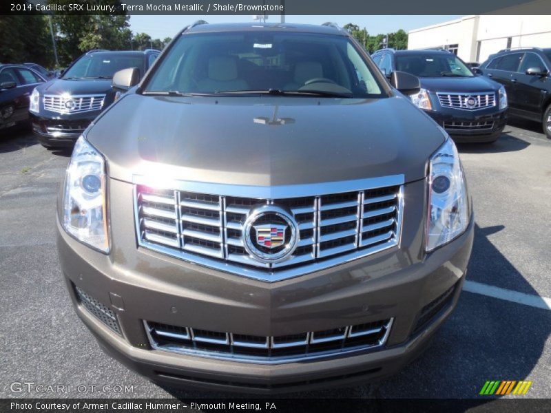 Terra Mocha Metallic / Shale/Brownstone 2014 Cadillac SRX Luxury