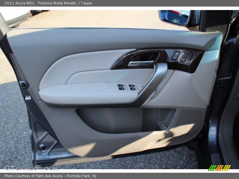 Polished Metal Metallic / Taupe 2011 Acura MDX