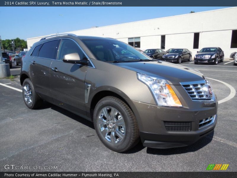 Terra Mocha Metallic / Shale/Brownstone 2014 Cadillac SRX Luxury