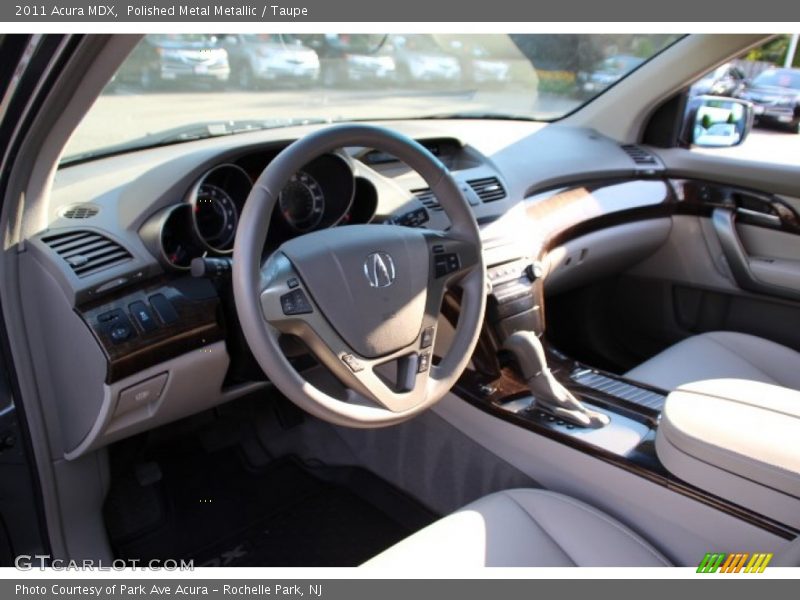 Polished Metal Metallic / Taupe 2011 Acura MDX
