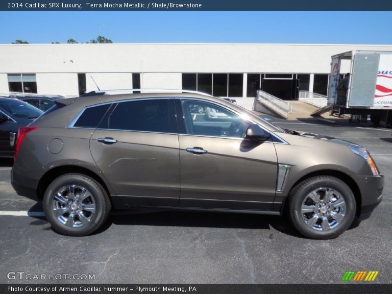 Terra Mocha Metallic / Shale/Brownstone 2014 Cadillac SRX Luxury