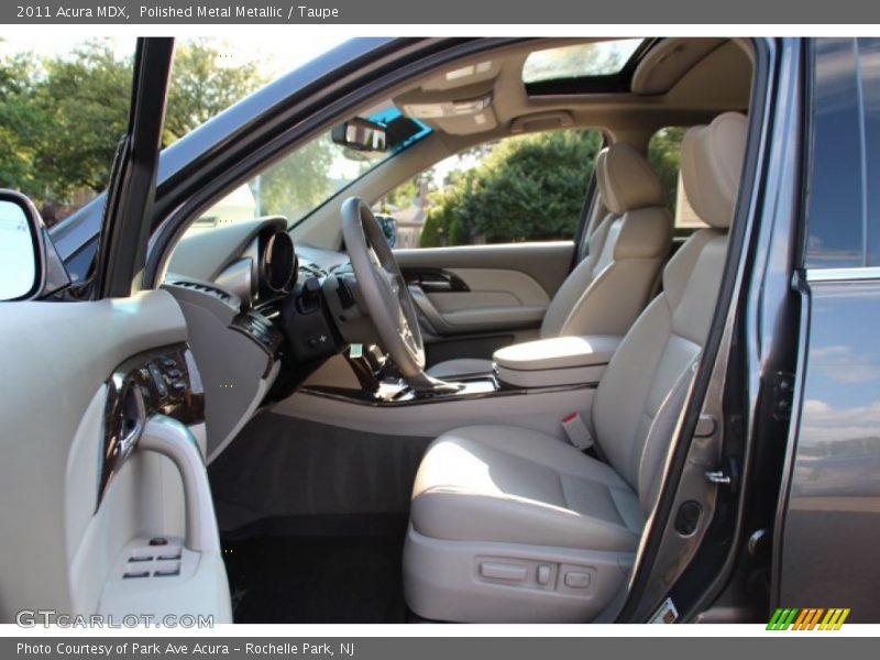 Polished Metal Metallic / Taupe 2011 Acura MDX