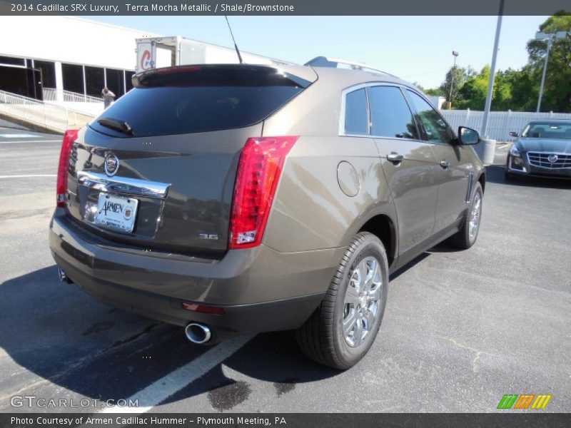 Terra Mocha Metallic / Shale/Brownstone 2014 Cadillac SRX Luxury