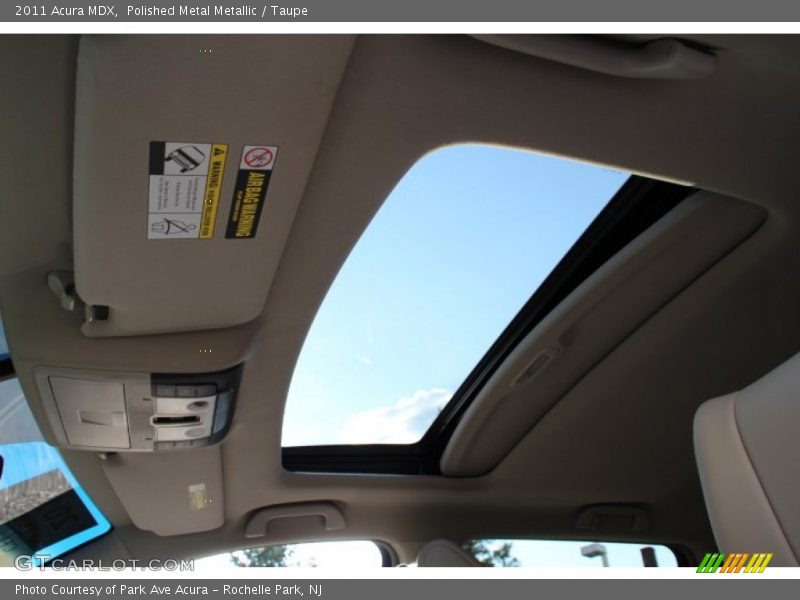Polished Metal Metallic / Taupe 2011 Acura MDX