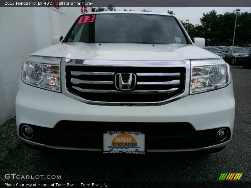 Taffeta White / Gray 2013 Honda Pilot EX 4WD