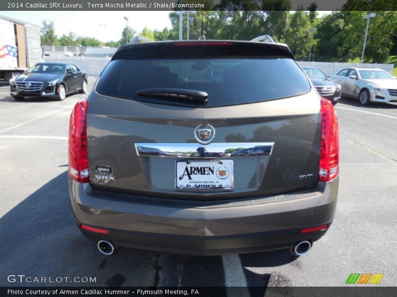 Terra Mocha Metallic / Shale/Brownstone 2014 Cadillac SRX Luxury