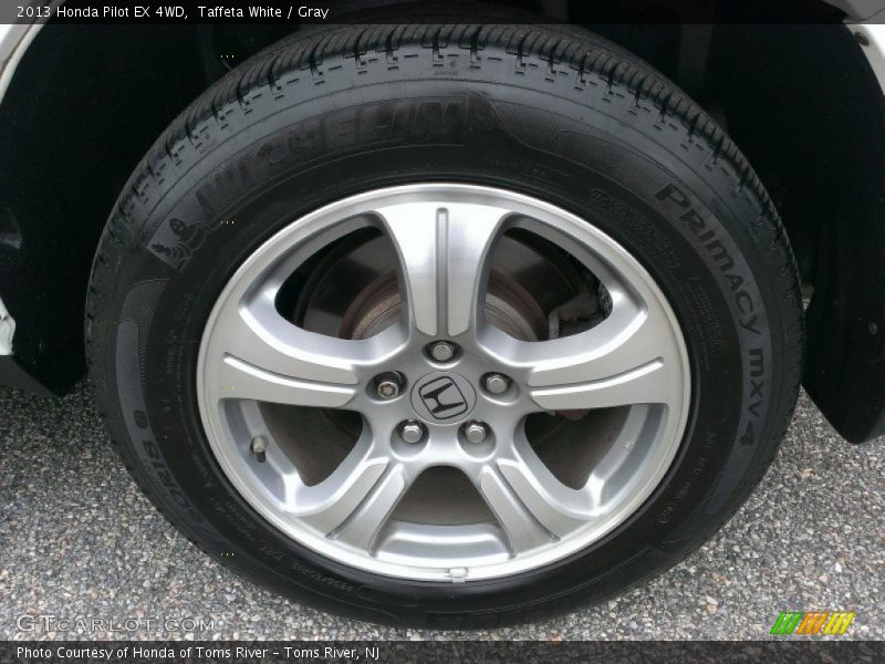 Taffeta White / Gray 2013 Honda Pilot EX 4WD