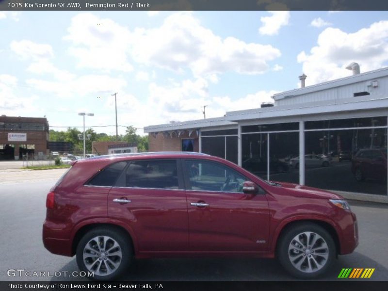 Remington Red / Black 2015 Kia Sorento SX AWD