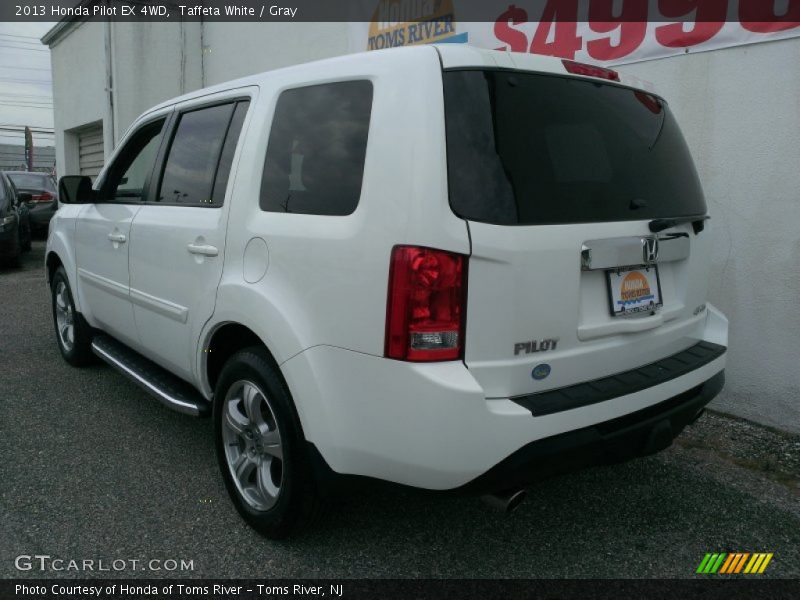 Taffeta White / Gray 2013 Honda Pilot EX 4WD
