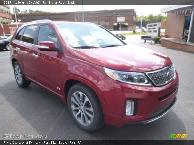 Remington Red / Black 2015 Kia Sorento SX AWD