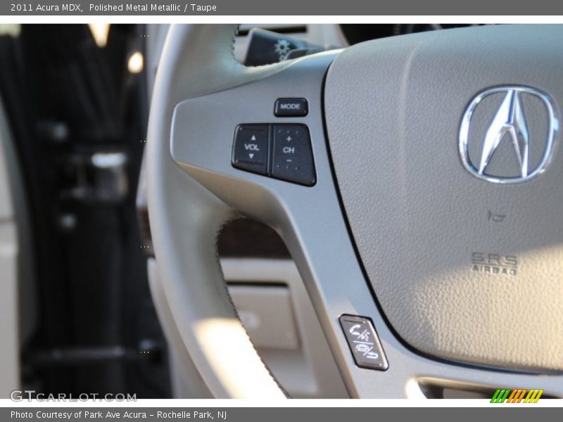 Polished Metal Metallic / Taupe 2011 Acura MDX