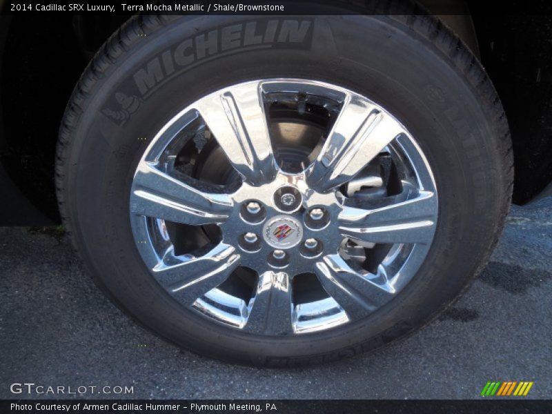 Terra Mocha Metallic / Shale/Brownstone 2014 Cadillac SRX Luxury
