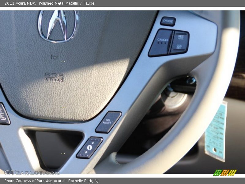 Polished Metal Metallic / Taupe 2011 Acura MDX
