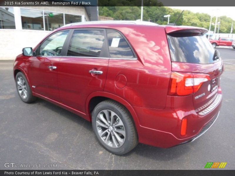 Remington Red / Black 2015 Kia Sorento SX AWD