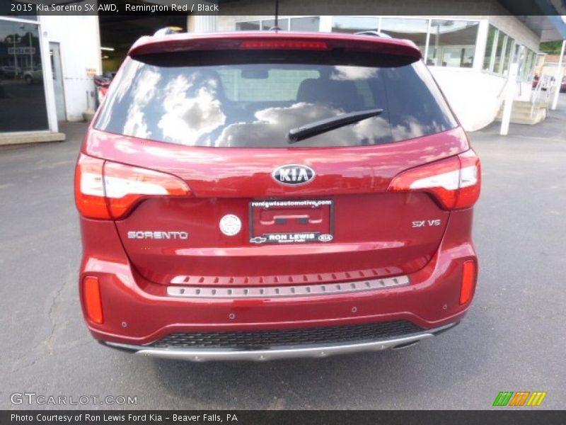Remington Red / Black 2015 Kia Sorento SX AWD