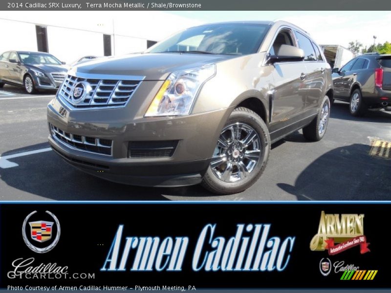 Terra Mocha Metallic / Shale/Brownstone 2014 Cadillac SRX Luxury