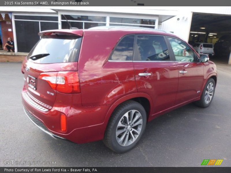 Remington Red / Black 2015 Kia Sorento SX AWD