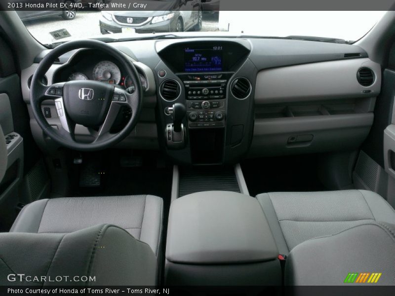 Taffeta White / Gray 2013 Honda Pilot EX 4WD