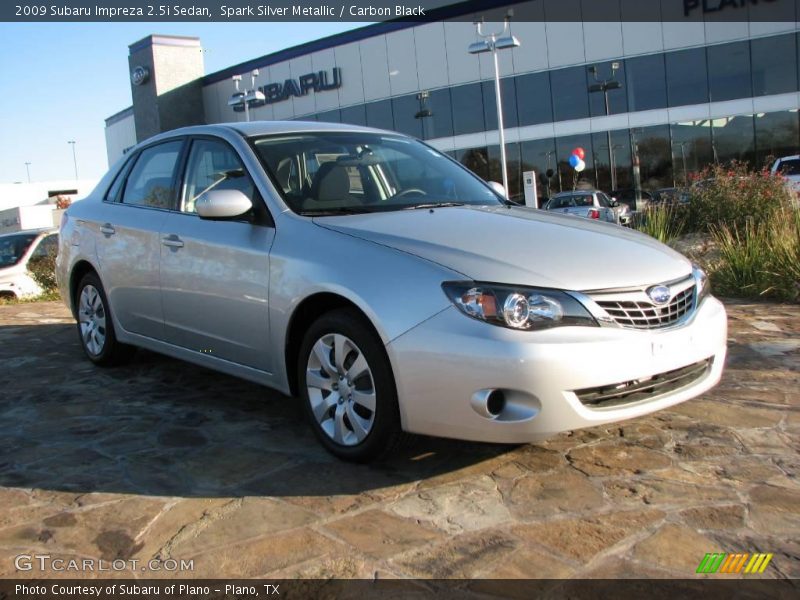 Spark Silver Metallic / Carbon Black 2009 Subaru Impreza 2.5i Sedan