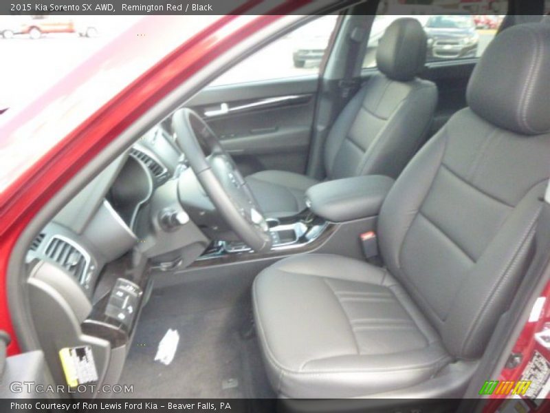 Front Seat of 2015 Sorento SX AWD