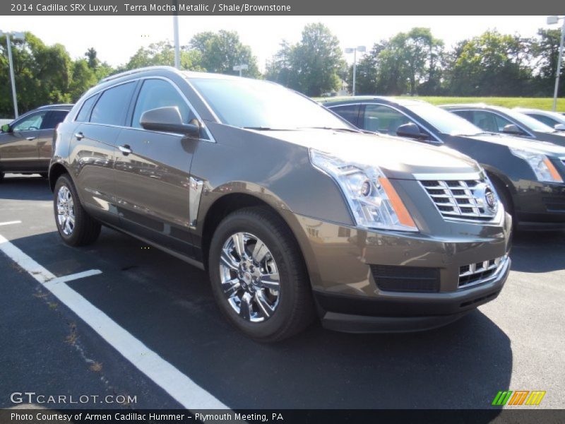 Terra Mocha Metallic / Shale/Brownstone 2014 Cadillac SRX Luxury