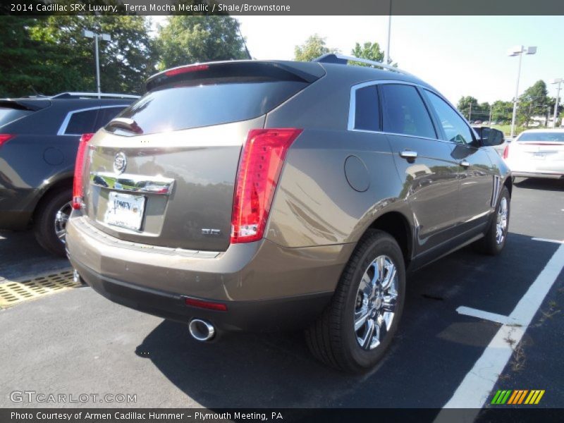 Terra Mocha Metallic / Shale/Brownstone 2014 Cadillac SRX Luxury