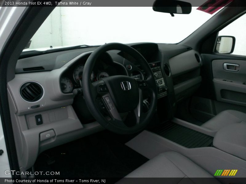 Taffeta White / Gray 2013 Honda Pilot EX 4WD