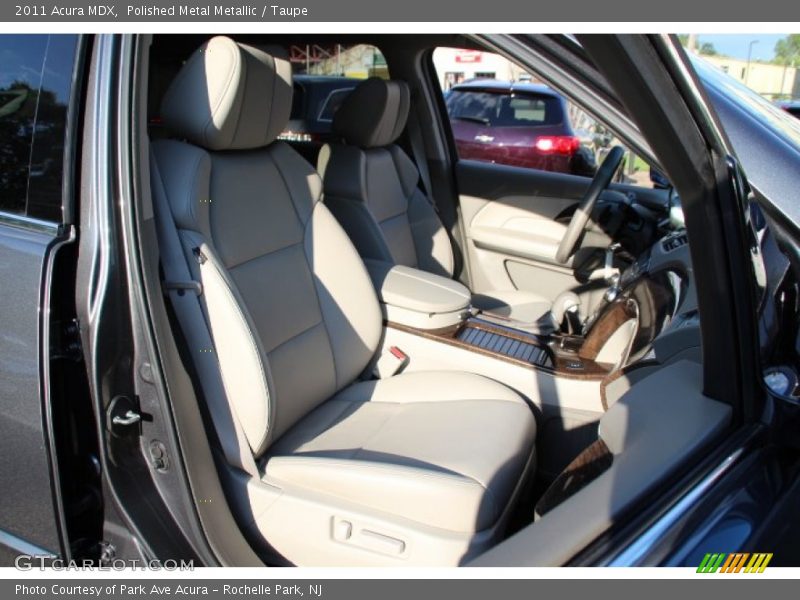 Polished Metal Metallic / Taupe 2011 Acura MDX