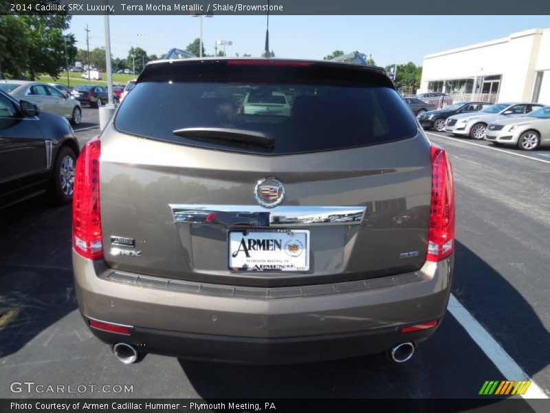 Terra Mocha Metallic / Shale/Brownstone 2014 Cadillac SRX Luxury