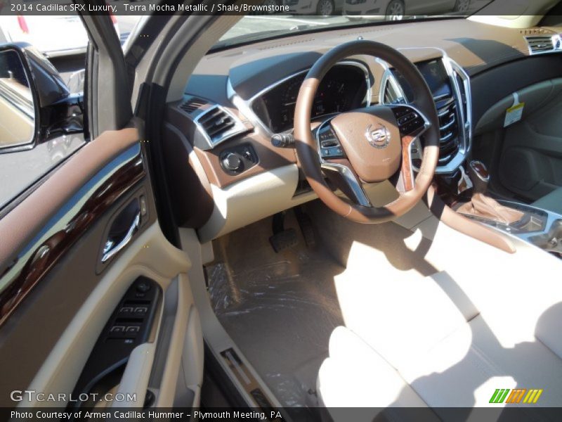 Terra Mocha Metallic / Shale/Brownstone 2014 Cadillac SRX Luxury