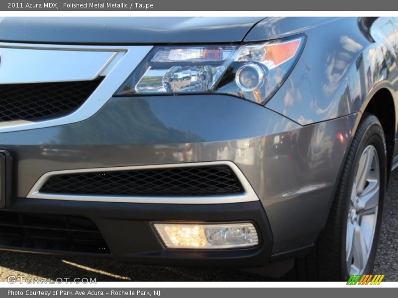 Polished Metal Metallic / Taupe 2011 Acura MDX