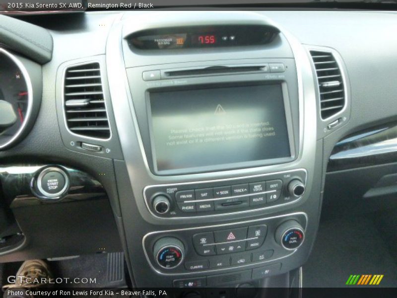 Controls of 2015 Sorento SX AWD