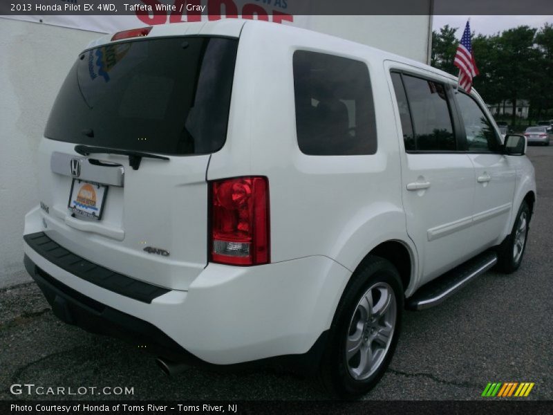 Taffeta White / Gray 2013 Honda Pilot EX 4WD