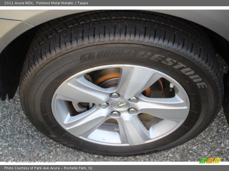 Polished Metal Metallic / Taupe 2011 Acura MDX