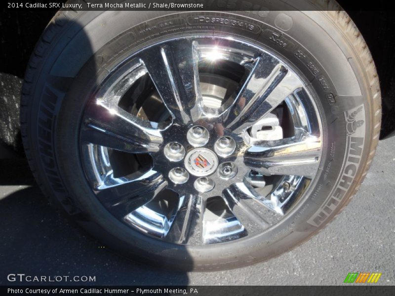 Terra Mocha Metallic / Shale/Brownstone 2014 Cadillac SRX Luxury