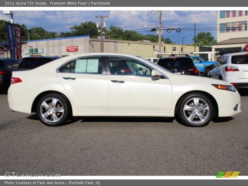 Premium White Pearl / Parchment 2011 Acura TSX Sedan