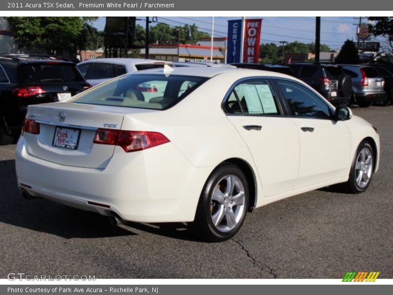 Premium White Pearl / Parchment 2011 Acura TSX Sedan