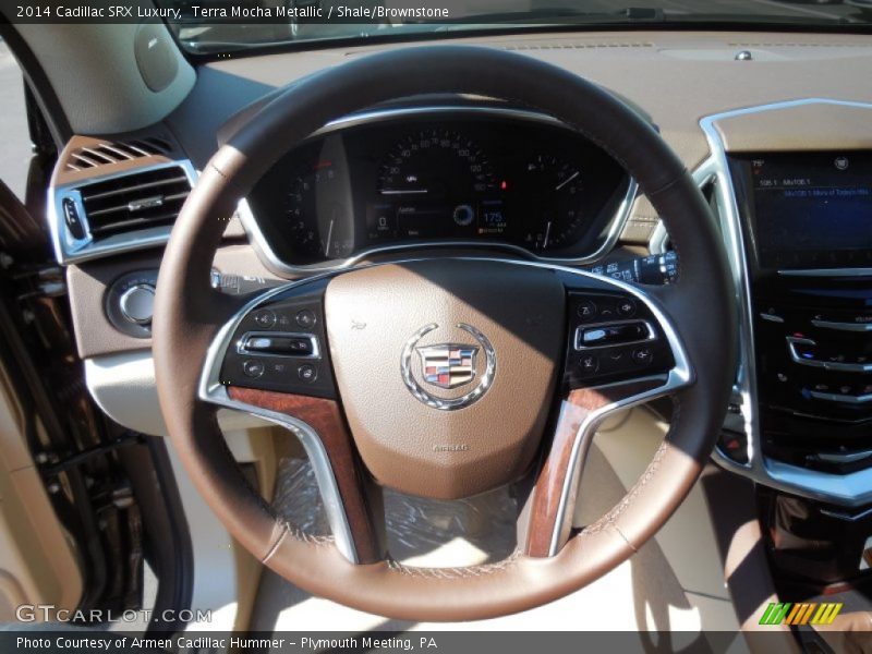 Terra Mocha Metallic / Shale/Brownstone 2014 Cadillac SRX Luxury