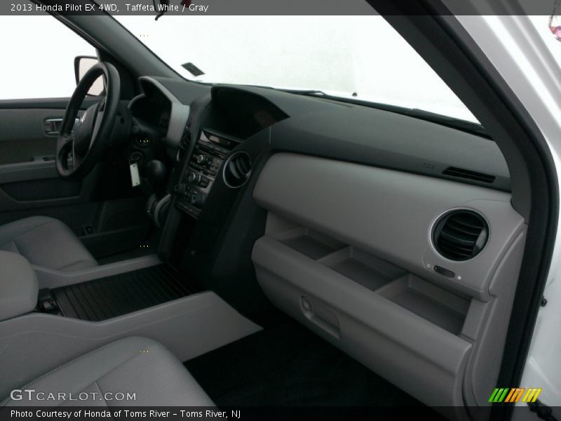 Taffeta White / Gray 2013 Honda Pilot EX 4WD