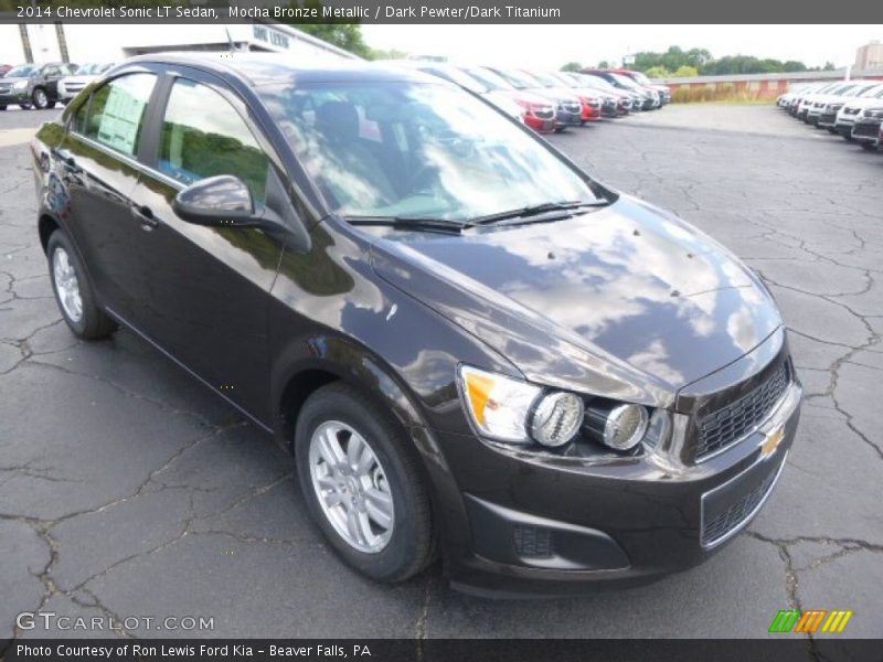 Mocha Bronze Metallic / Dark Pewter/Dark Titanium 2014 Chevrolet Sonic LT Sedan