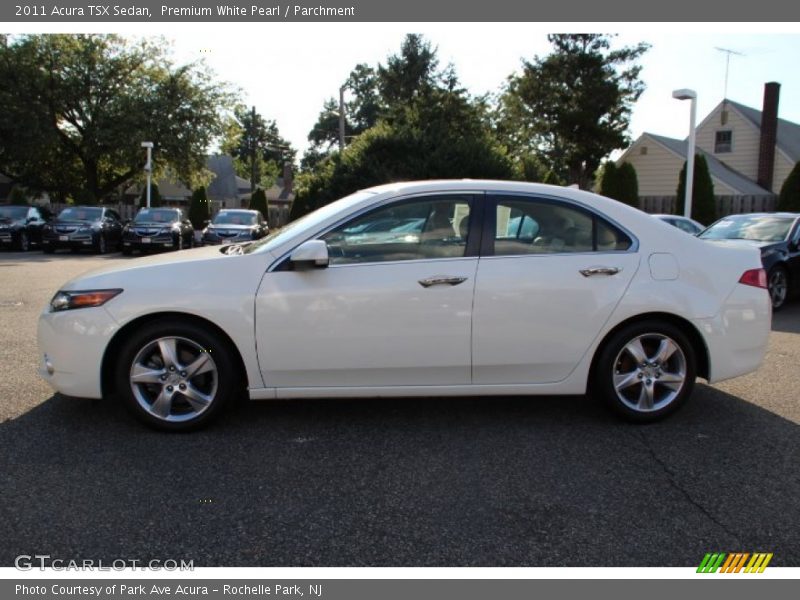 Premium White Pearl / Parchment 2011 Acura TSX Sedan