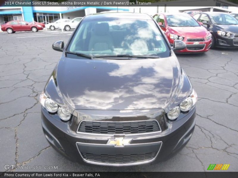 Mocha Bronze Metallic / Dark Pewter/Dark Titanium 2014 Chevrolet Sonic LT Sedan