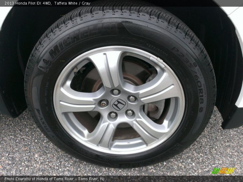 Taffeta White / Gray 2013 Honda Pilot EX 4WD