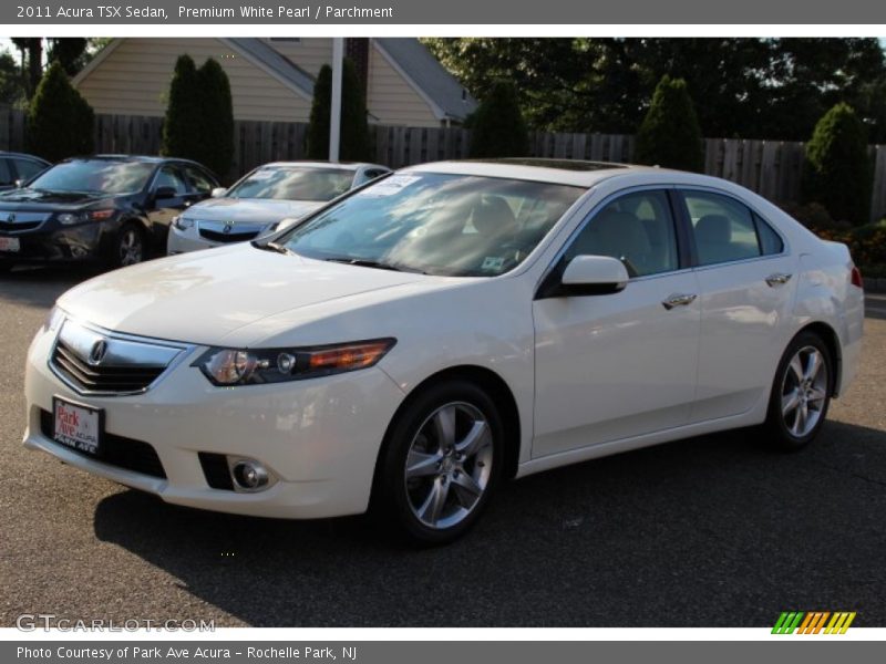 Premium White Pearl / Parchment 2011 Acura TSX Sedan