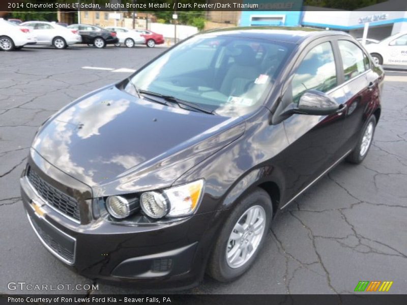 Mocha Bronze Metallic / Dark Pewter/Dark Titanium 2014 Chevrolet Sonic LT Sedan
